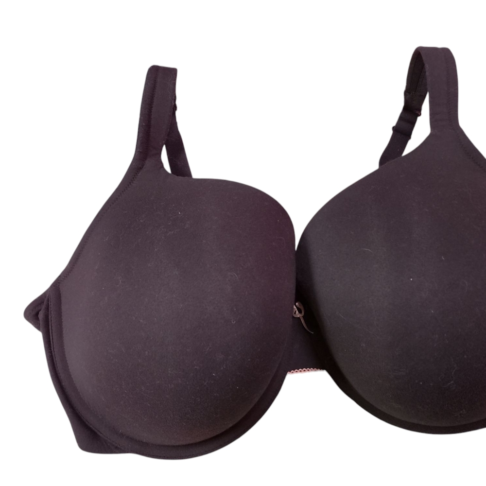 Cacique Black Full-Coverage Bra with Molded Cups